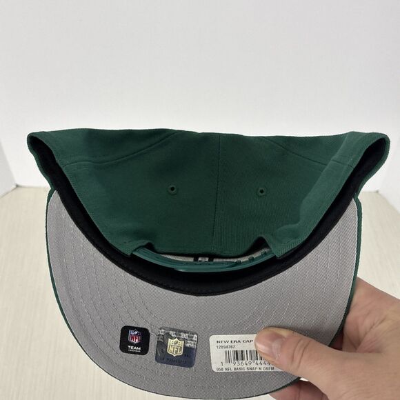 New Era New York Jets NFL 9FIFTY Adjustable SnapBack Hat Cap Green NEW - Picture 5 of 6